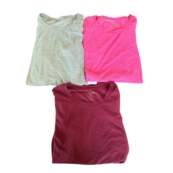 Old Navy Active Breath On Go Dry Athletic Sporty Top Long Sleeve Bundle Set 3PC - Picture 1 of 13